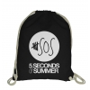 Blogerski plecak worek ze sznurkiem 5 second of summer SOS